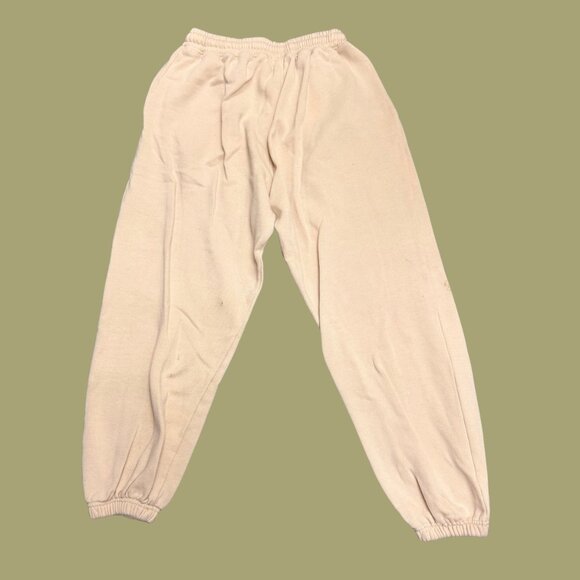 ✨ Missguided Petite Neutral Fleece-Lined Jogger Sweatpants (US 4 / UK 8) - Picture 4 of 9